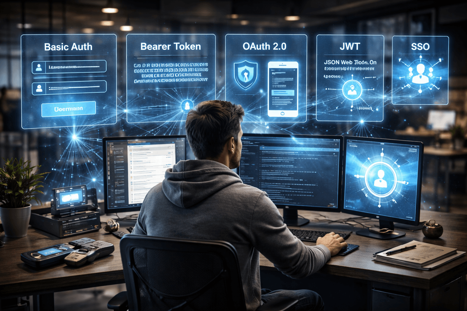 Autentifikacija bez magle: kada koristiti Basic, Bearer, OAuth2, JWT i SSO