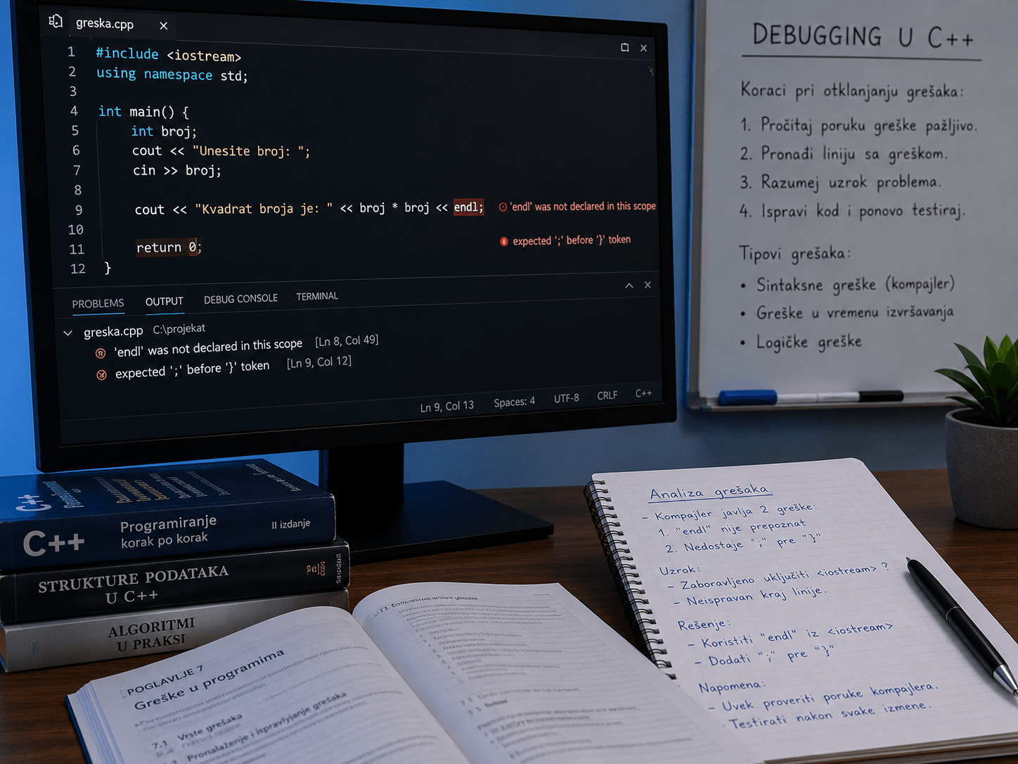 12. Greške u programu — syntax vs runtime