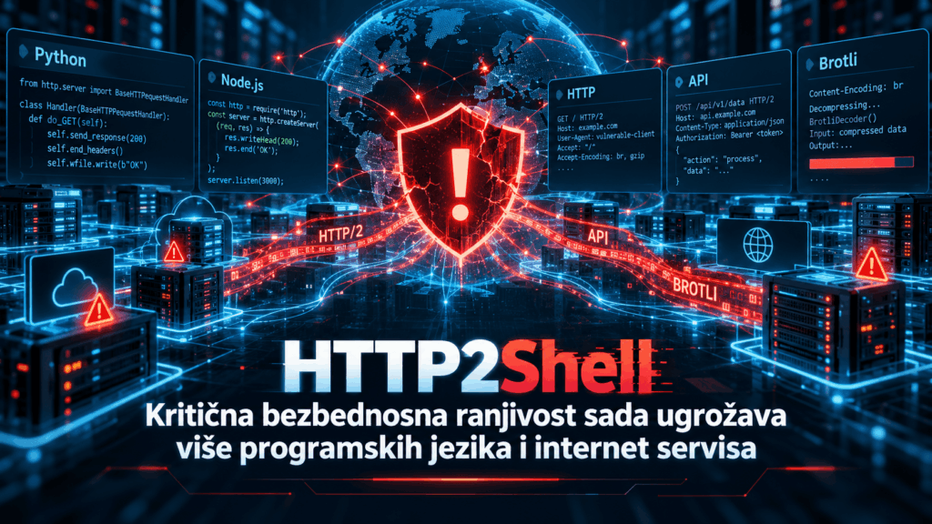 HTTP2Shell: Kritična bezbednosna ranjivost sada ugrožava više programskih jezika i internet servisa